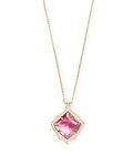 Kendra Scott Kacey Long Pendant Necklace GOLD - BERRY ILLUSION