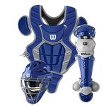 WILSON C200 Youth Catcher's Gear Kit - Royal 12 inch