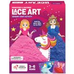 Chalk and Chuckles Lace Art-Princess & Unicorn Craft Kit, Develop Fine Motor Skills, No Mess DIY Lacing Activity for Kids, Creative Toys & Birthday Gift for Girls, Boys Age 3, 4, 5, 6, 7 Years