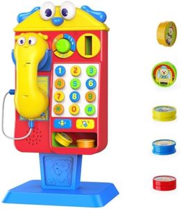 Musical Telephone Booth Toys for 1,2,3 Year Old Boy Girls Birthday Gifts