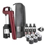 Coravin Timeless Six Plus - Wine Preservation System and Aerator - Includes 3 Argon Gas Capsules, 6 Screwcaps, Aerator, and Carry Case - Burgundy
