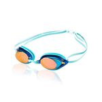 Speedo Women's Swim Goggles Mirrored Vanquisher 2.0 - Aqua, One Size