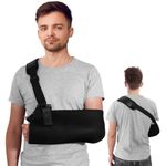 Healifty Arm Sling for Shoulder Injury - Lightweight, Breathable Shoulder Immobilizer for Men & Women - Ergonomic Adjustable Rotator Cuff Sling for Broken, Dislocated, Fracture & Strain