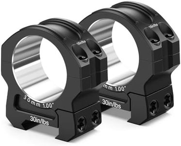 CVLIFE 7075 Aluminum 30mm Scope Rings, Medium Profile Pre-Lapped Precision CNC Machined Mounts for Picatinny & More Rails - 2 Pieces