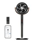 Dreo 43 Inch Smart Standing Fan for Bedroom, 100ft Strong Airflow Cooling Fan, DC Motor Silent Floor Fans, 120°+105° Oscillating Pedestal Fans with 12H Timer, 6 Modes, WiFi/Alexa/Remote Control