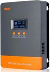 PowMr 100A MPPT Solar Charge Controller 12V/24V/48V | 12 Units Parallel Support | Dual Cooling Fan & Wide Voltage | Compatible with Lithium/Lead-Acid Batteries | Overload Protection