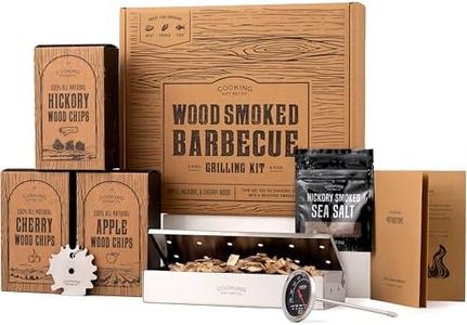 Cooking Gift Set Co. | Wood Smoked BBQ Grill Set for Men | Gifts for Men:Gifts for Boyfriend, Birthday Gifts for Men, & New Home Gift Ideas | BBQ Gifts for Men, Mens Gifts Ideas