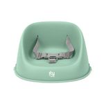 Ingenuity: ity by Ingenuity My Spot Easy-Clean Baby Booster Feeding Chair, 3-Point Harness, Washable Removable Straps - Green