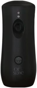 Orsene Automatic Air Freshener Simple Basic Dispenser - Manual spray button, built-in light sensor, 24-hour/day/night modes, wall-mounted and freestanding types, aerosol dispenser (White) (Black)