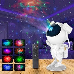 Astronaut Galaxy Star Projector Night Light - with Timer Remote Control and 360°Adjustable Design for Kids Baby Bedroom Christmas Birthdays Valentine's Day etc (Astronaut)