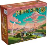 Farms Race Deluxe Edition – Premium Strategy Board Game for Adults & Family, 2–5 Players, 1-2 Hours, Resource Management, Area Control, Asymmetric Powers w/Nuclear Farm Animals, Great for Game Night