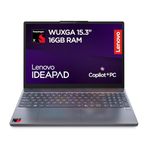 Lenovo IdeaPad Slim 3 | 15.3 inch WUXGA Laptop | Snapdragon X X1-26-100 | Copilot+ PC | 16 GB RAM | 512 GB SSD | Windows 11 Home | Luna Grey