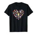 Star Wars The Mandalorian Grogu Heart Valentine’s Day T-Shirt