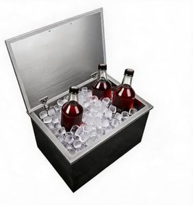 20x16x13inch Drop in Ice Chest 304 Stainless Steel Cooler with Cover