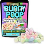 Bunny Poop Mallows – Candy Gag Gifts Funny Easter Basket for Adults Stocking Stuffers Rabbit Poop – Colorful Marshmallow Gifts for Adults Easter Basket for Teens Weird Gifts for Kids