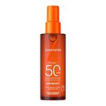 Lancaster Sun Beauty Dry Body Oil SPF50 150ml | Photoaging Control | Broad Spectrum Sun Protection | Fast Tan Optimizer | Water Resistant Formula | Dries Invisible | Suitable for All Skin Types