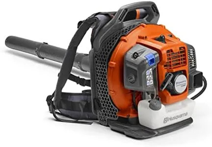 Husqvarna 150BT Gas Leaf Blower, 51-cc 2.16-HP 2-Cycle Backpack Leaf Blower, 765-CFM, 270-MPH, 22-N Powerful Clearing Performance