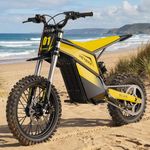 Heybike Villain Dirt Bike, 14/12" Fat Tire Dirtbike with Hydraulic Brakes, Moped Style Off-Road Bike