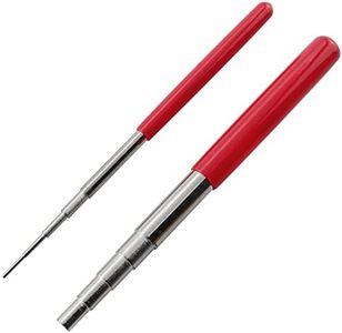 Mutai Wire Wrapping Mandrel 2PCS 10 Sizes Iron Wire Looping Working Coiling Rods Jump Ring Bead Jewelry Forming Stick Tool Jump Ring Maker