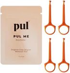 PUL Clear Aligner Removal Tool Compatible with Invisalign Removable Braces & Trays, Retainers, Dentures and Aligners - Hygienic Oral Care Accessory, Personal Orthodontic Supplies - Orange (Pack of 4)