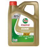 Castrol EDGE 5W-40 Advanced Full Synthetic Engine Oil | Power Boost Technology | Get More Power & Acceleration | For Petrol, Diesel, CNG & Hybrid Cars | 4L