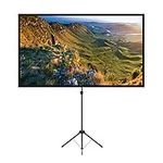 Projector Screen with Stand, 100 In