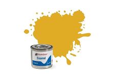 Humbrol Model Paint - AA0179 No 16 Gold - Metallic - Tinlet No 1 (14ml), Enamel Paints for Models, Plastic, Metal, Wood, Glass, Ceramics and More, Enamel Touch Up Paint - Hobby Paint for Craft Kits