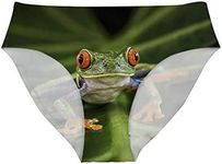 Women Frog Underwear Hipster Panties Low Rise Soft Breathable for Bachelorette Daily Party Small