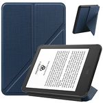 VOVIPO Case for 6" Amazon All-New Kindle(11th Generation - 2022 Release),Slim Fit Stand Cover with Auto Sleep/Wake for kindle 2022 6 inch(Not fit Kindle Paperwhite and Kindle 2019)-Navy