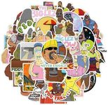 63Pcs Big LEZ Show Merch Stickers Pack, Aesthetic Vinyl Waterproof Sticker Decal for Water Bottle,Laptop,Phone,Skateboard,Scrapbooking for Kids Teens Adults for Party Supply Decor