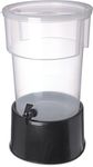 Carlisle FoodService Products Plastic Round Beverage Dispenser, Drink Dispenser with Spigot for Catering, 5 Gallons, Black