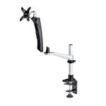 StarTech.com Monitor Desk Mount for 27in 16:9 or 30in 21:9 Ultrawide Screens, VESA 75x75/100x100, Tool-Less Arm Adjustments