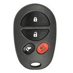 Keyless2Go Replacement for New Keyless Entry Remote Key Fob for Toyota Sienna with FCC ID GQ43VT20T