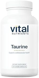 Vital Nutrients - Taurine - Supports Healthy Heart Function - 120 Vegetarian Capsules per Bottle - 1000 mg