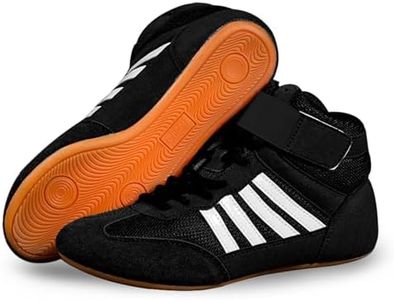 Chaussures De Lutte pour Enfants,Bottes De Boxe Mixte,Respirantes Wrestling Shoes,Chaussure Boxe avec Support éLevé,Respirantes,LéGèRes,Flexible,Chaussures SpéCiales pour La CompéTition
