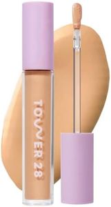 Tower 28 Beauty Swipe Serum Concealer - Hydrating Buildable Medium-Coverage Concealer with Skincare Benefits for Sensitive Skin - Shade 10 NOHO, Medium Tan with Golden Undertones, 0.22 Fl Oz