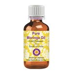 Deve Herbes Pure Organic Moringa Oil (Moringa oleifera) Cold Pressed 5ml (0.16 oz)