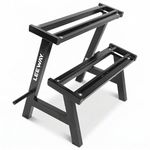 NB Leeway Dumbbell Stand for Home | 2-Tier Dumbbell Rack Stand for Home Gym Workout | Heavy Duty Dumble Weight Rack | Space-Saving | 200 Kg Capacity Dumbell Holder