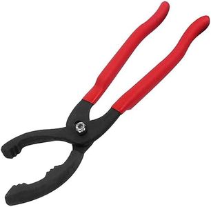 Oil Filter Wrench (L:12", Jaw Capacity: 60mm to 102mm), Automotive Oil Filter Removal Tool for Oil Change, Fuel Filter Wrench Plier (1 Set)