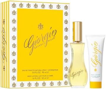 Giorgio Beverly Hills, Coffret Parfum Duo, Eau de Toilette pour Femme (90 ml) et Lotion Parfumée pour le Corps (50 ml), Senteur Florale, Poudrée et Intense, Parfum de Luxe