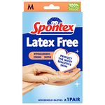 Spontex Latex Free Gloves Size Medium 1pk