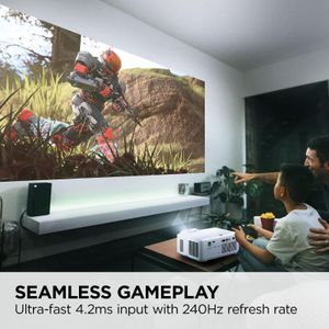 ViewSonic 4K UHD Laser Projector – 3500 Lumens, 240Hz, HDR, 300" Display