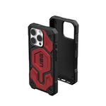 URBAN ARMOR GEAR UAG Designed for iPhone 16 Pro Case 6.3" Monarch Pro - Compatible with MagSafe Charging Rugged Heavy Duty Shockproof Anti-Slip Military Grade Protective Cover, Crimson