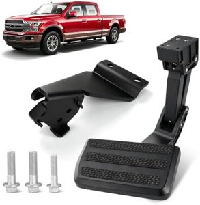 One-Piece Aluminum Upgraded Rear Bed Step Compatible with 2015-2020 Ford F150 F-150, 350 LBS Heavy-Duty Truck Tailgate Step, No-Drill Installation