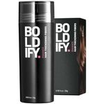 BOLDIFY Hair Fibres for Thinning Hair (ASH BROWN) - 28g Bottle - Undetectable & Natural Hair Filler Instantly Conceals Hair Loss - Hair Powder Thickener, Topper for Fine Hair for Women & Men