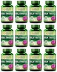 Himalayan Organics Milk Thistle Extract Silymarin 800mg - 120 Veg Capsules x Pack of 12