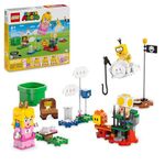 LEGO Super Mario Adventures with Interactive Peach, Princess Toy Playset for Kids, Yellow Toad Figure, Nintendo Gift for 6 Plus Year Old Girls, Boys and Gamers, 71441