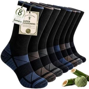 Salilas Mens Socks Bamboo Viscose, Running Athletic, Crew