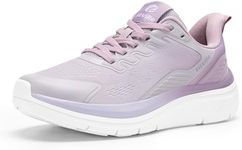 FitVille Wide Walking Shoes for Women with Arch Support Breathable Sports Athletic Running Shoes Lightweight Breathable Sneakers for Flat Feet & Heel Pain Relief