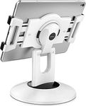 AboveTEK Retail POS Tablet Stand, 360° Swivel Business iPad Stand, 6-13" iPad Pro/Air/Mini Commercial Tablet Mount Holder, Rotating Design for Store Kiosk Office Showcase Reception Kitchen Desktop